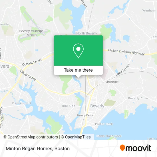 Minton Regan Homes map