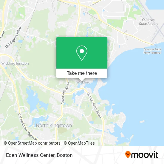 Eden Wellness Center map