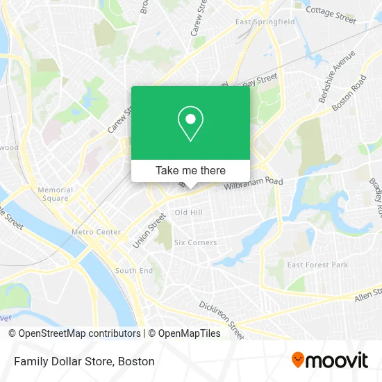 Family Dollar Store map