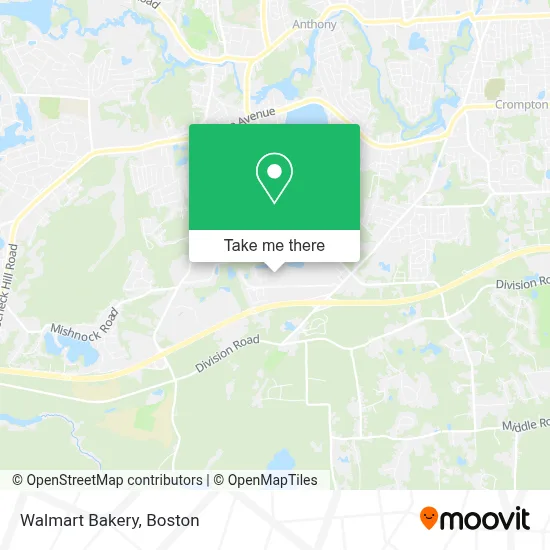 Walmart Bakery map