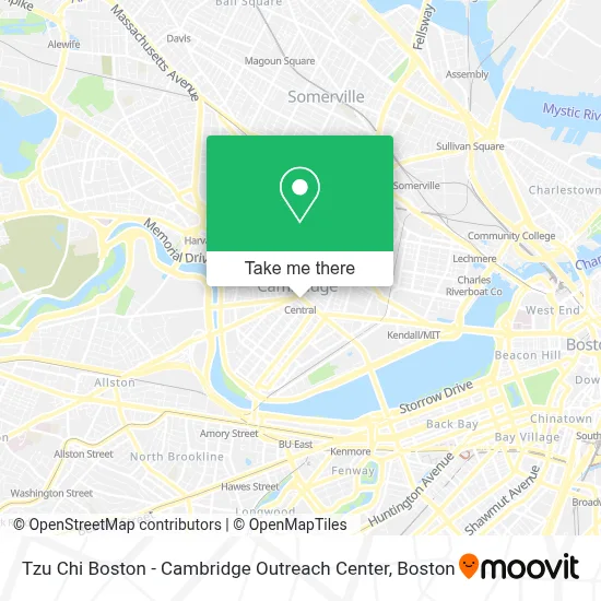 Tzu Chi Boston - Cambridge Outreach Center map