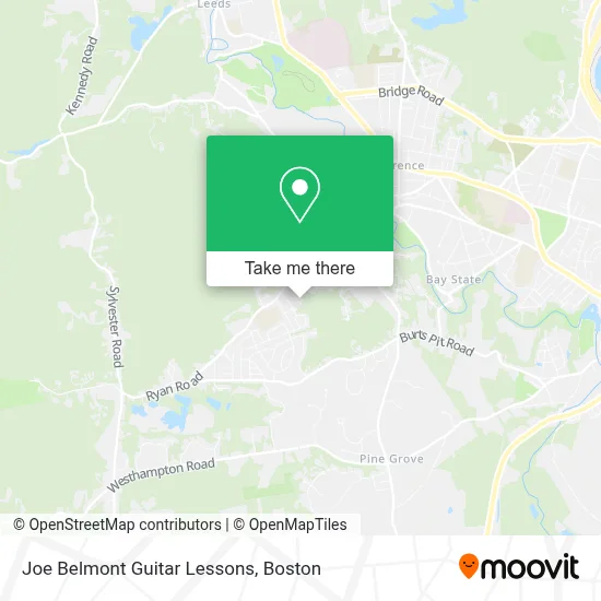 Joe Belmont Guitar Lessons map