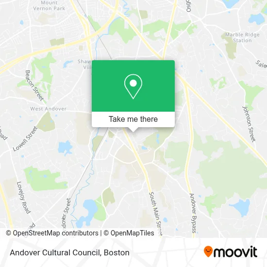 Andover Cultural Council map