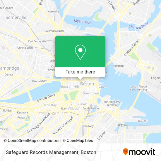 Safeguard Records Management map