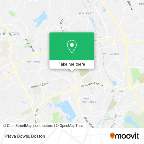 Playa Bowls map