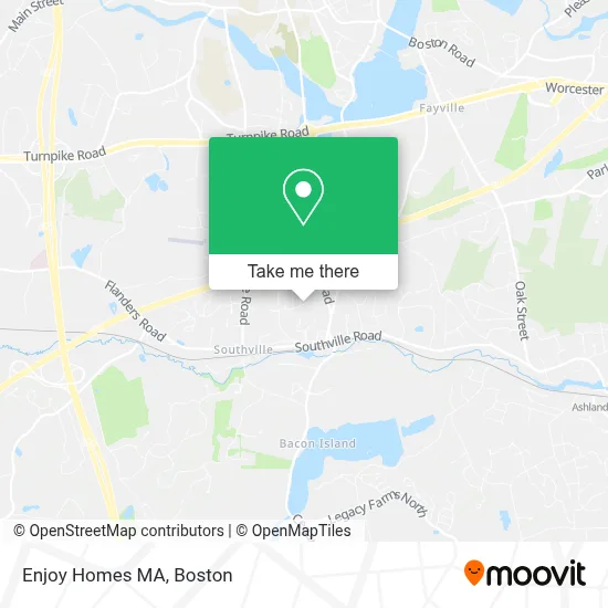 Enjoy Homes MA map