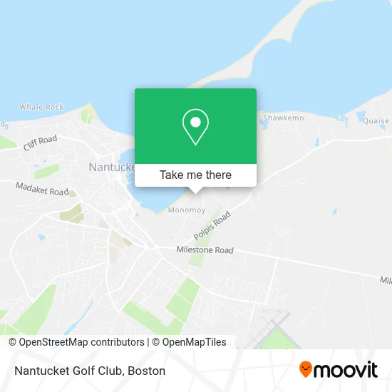 Nantucket Golf Club map