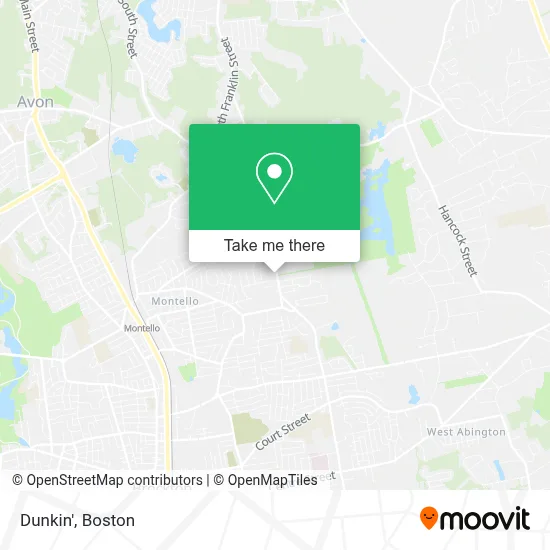 Dunkin' map