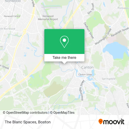 The Blanc Spaces map