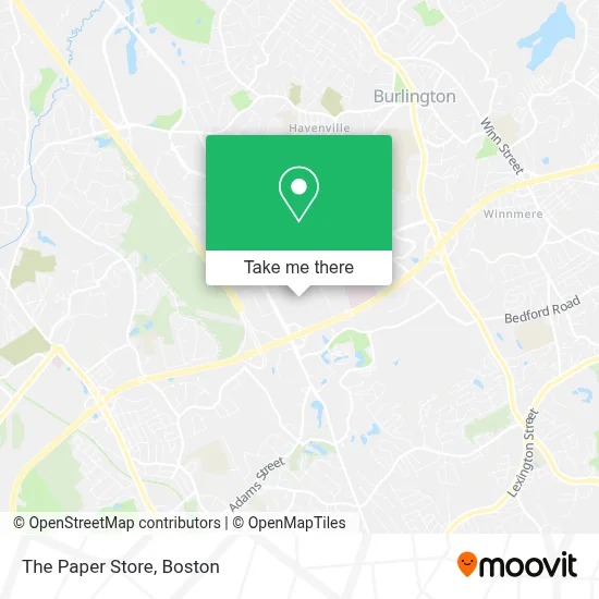 The Paper Store map