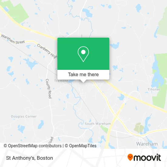 St Anthony's map