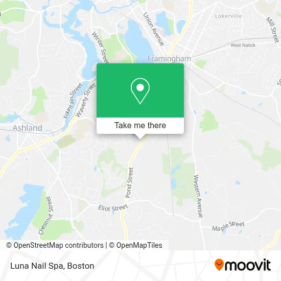 Luna Nail Spa map