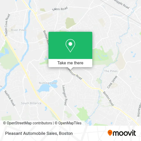 Pleasant Automobile Sales map
