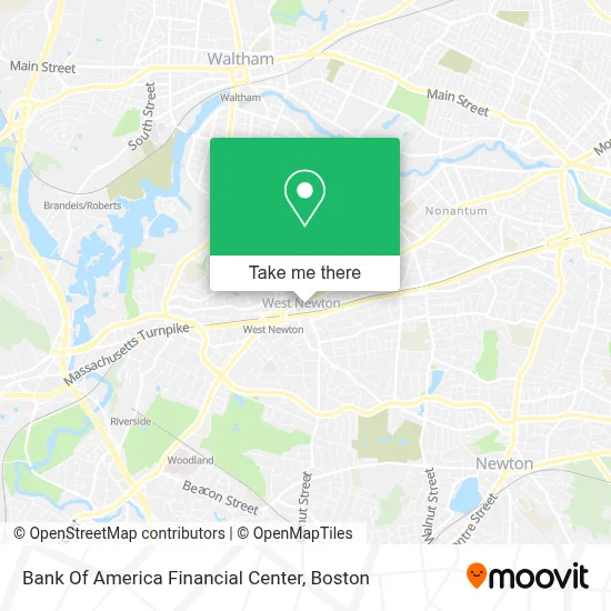 Bank Of America Financial Center map