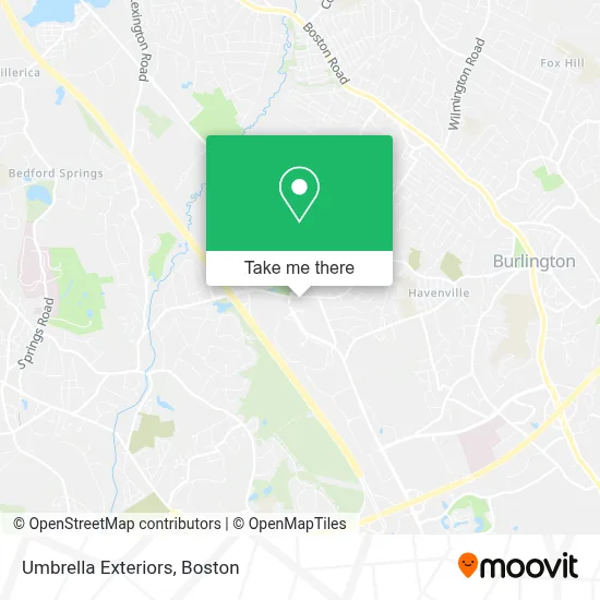 Umbrella Exteriors map