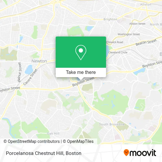 Porcelanosa Chestnut Hill map
