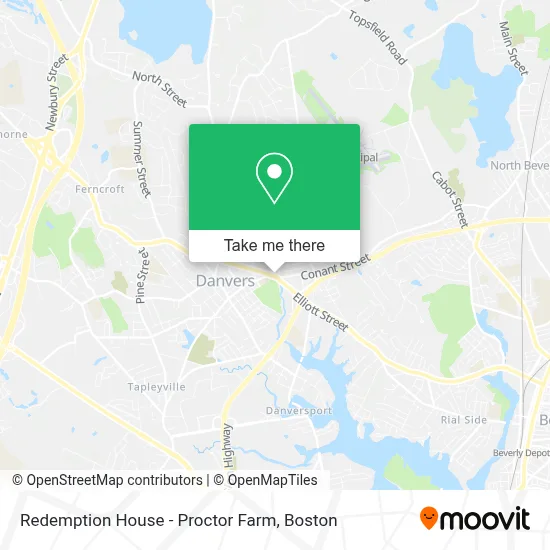 Redemption House - Proctor Farm map