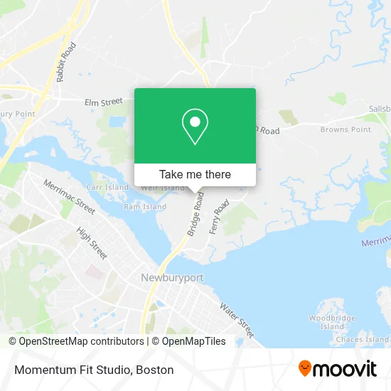 Momentum Fit Studio map