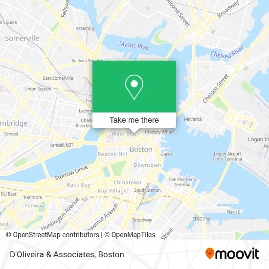 D'Oliveira & Associates map