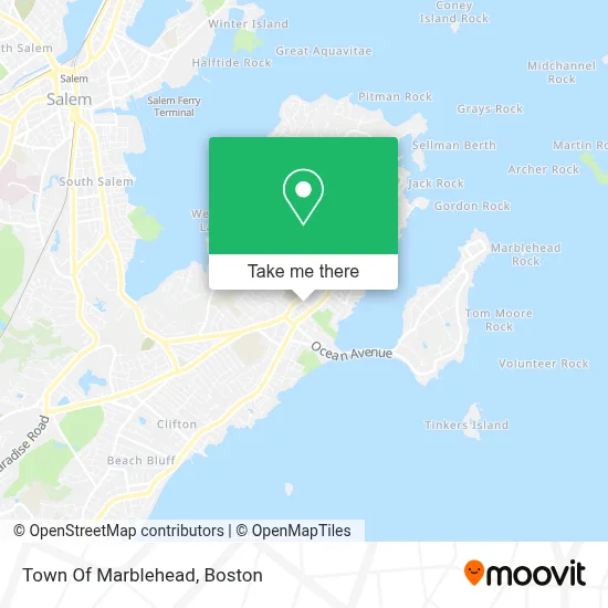 Town Of Marblehead map