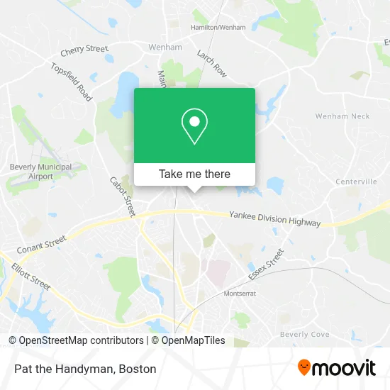 Pat the Handyman map