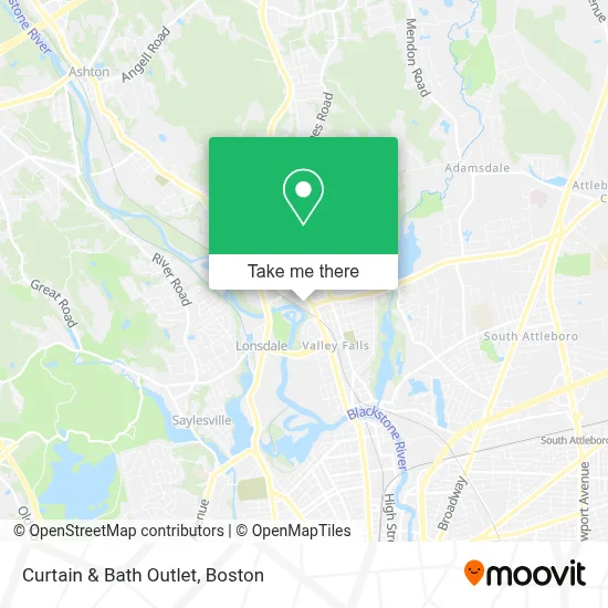 Curtain & Bath Outlet map
