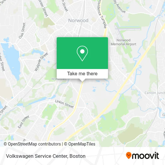 Volkswagen Service Center map