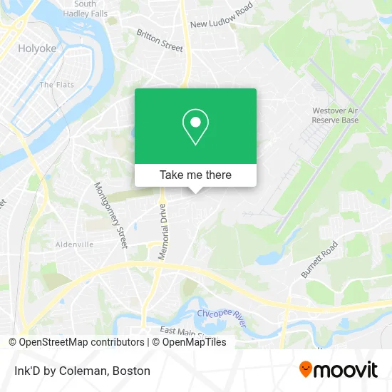 Ink'D by Coleman map