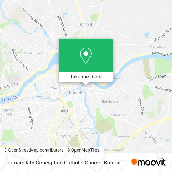 Immaculate Conception Catholic Church map