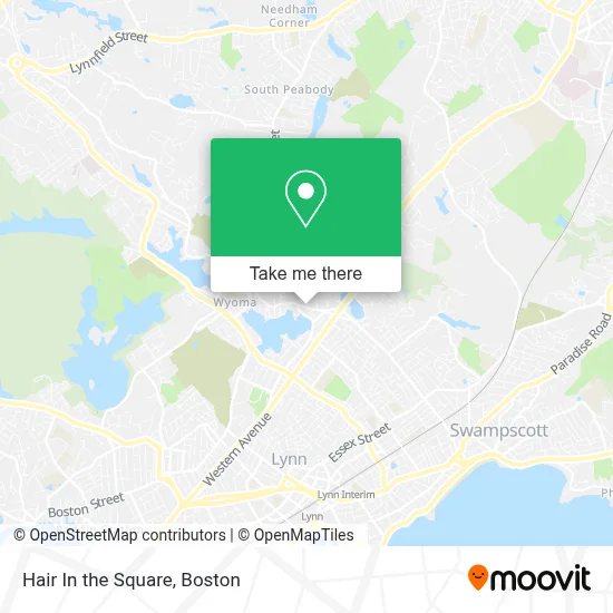 Hair In the Square map