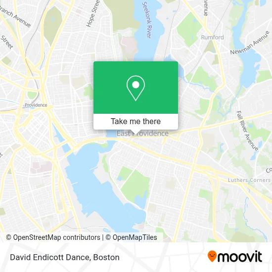 David Endicott Dance map