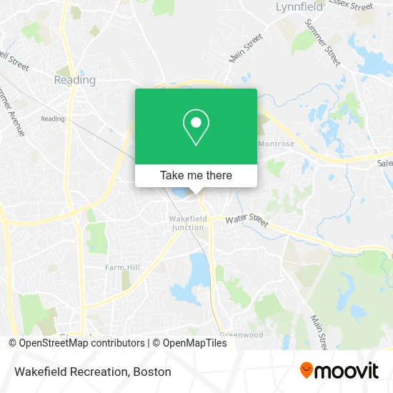Wakefield Recreation map