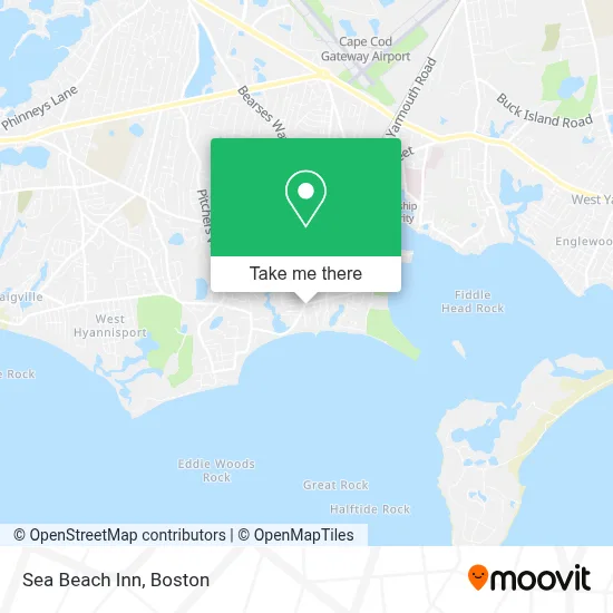 Sea Beach Inn map