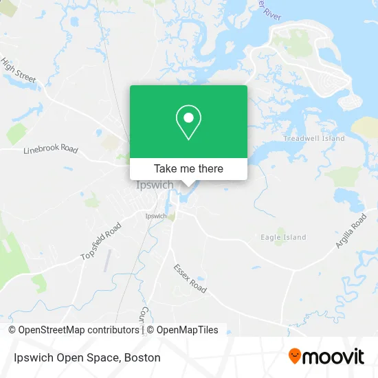 Ipswich Open Space map
