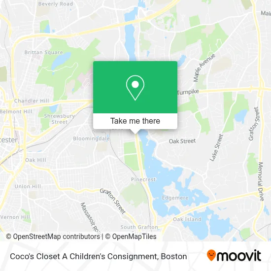 Coco's Closet A Children's Consignment map