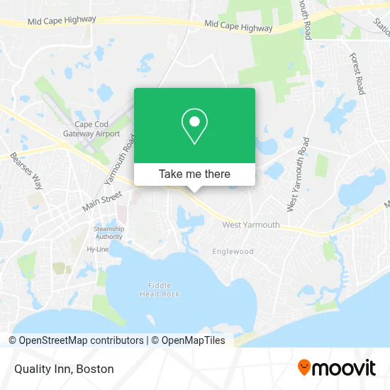 Quality Inn map