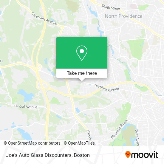 Joe's Auto Glass Discounters map