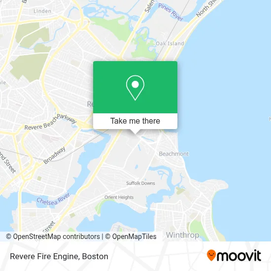 Revere Fire Engine map