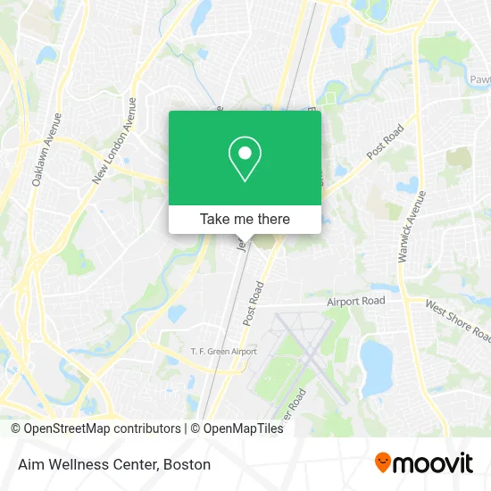Aim Wellness Center map
