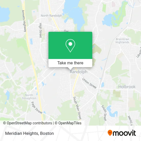 Meridian Heights map