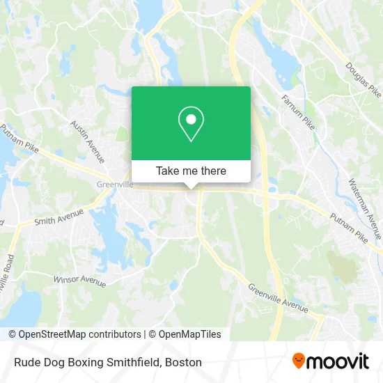 Rude Dog Boxing Smithfield map