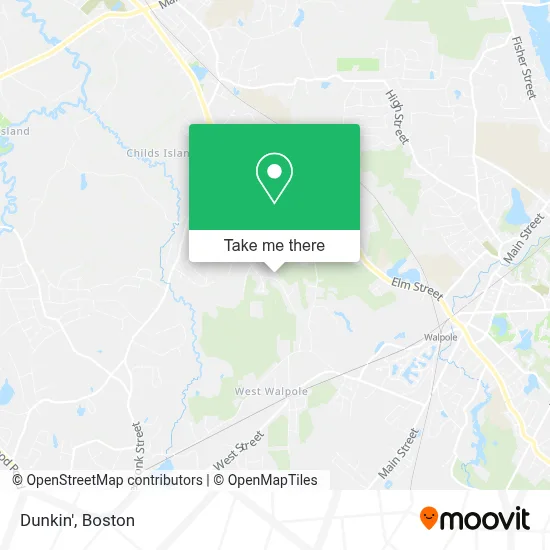 Dunkin' map