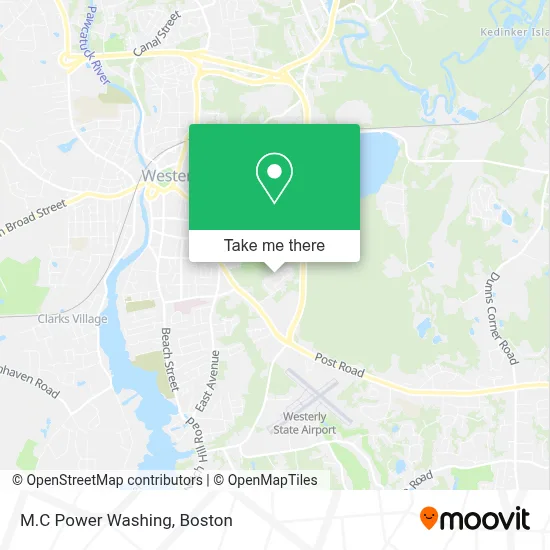 M.C Power Washing map
