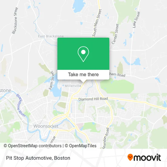 Pit Stop Automotive map