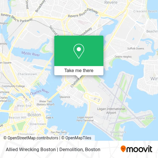 Allied Wrecking Boston | Demolition map