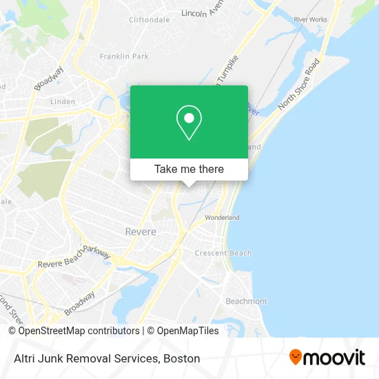 Altri Junk Removal Services map