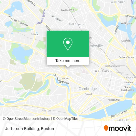 Jefferson Building map