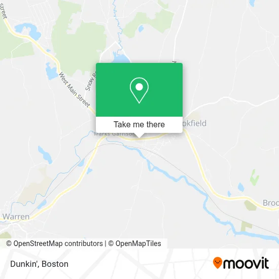 Dunkin' map