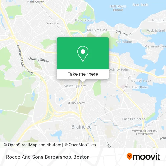 Rocco And Sons Barbershop map