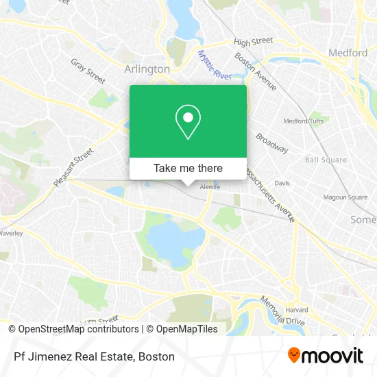 Pf Jimenez Real Estate map